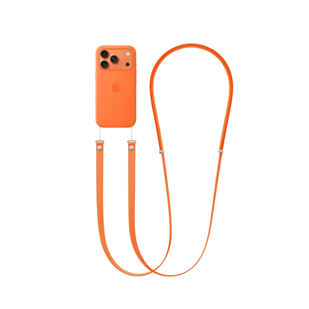 Apple iPhone Crossbody Strap in orange brand new